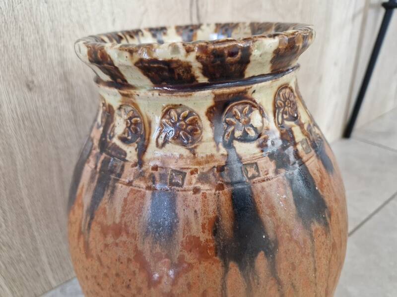 Joseph Talbot (1888-1959) in La Borne - Important stoneware vase