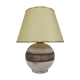 Round art deco ceramic lamp besnard style