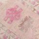 Tapis de couloir turc rose doux et marron 3x12, 86x374 cm