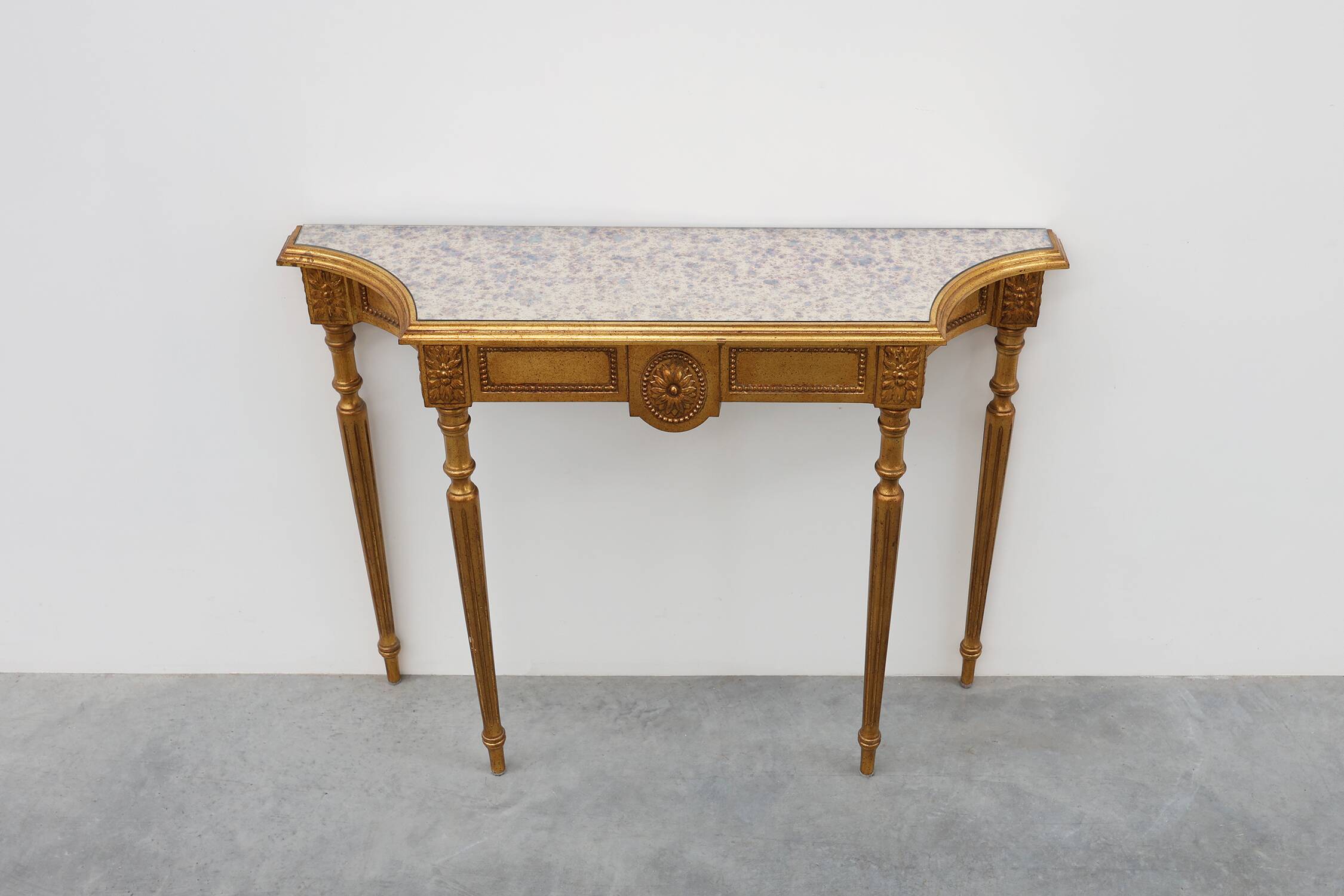 Table console de style Louis XVI par Deknudt, Belgique, 20e siècle