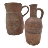 Pair of old terracotta pitchers