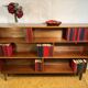 Mid Century Vintage Retro Danish Scandinavian Design Teak Bookcase 1960