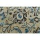 1960s Vintage Persian Handmade Wool Cotton Beige Area Rug 292x395