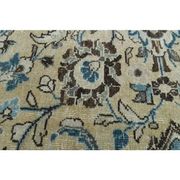 1960s Vintage Persian Handmade Wool Cotton Beige Area Rug 292x395