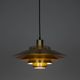 Danish vintage pendant lamp Dania by Kurt Wiborg, Jeka, 1980s