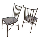 Chaises en fer