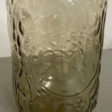 Vintage smoked glass jar