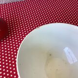 Bol Digoin jaune à pois blanc
