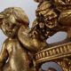 French rococo style richly sculpted gilted oak mirror, 19th century