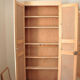 High and narrow Parisian wardrobe