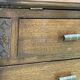 English oak scriban 1930
