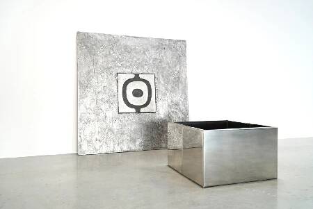 Willy Ceysens, Brutalist Aluminum Coffee Table