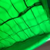 Artistic vintage German glass bowl plate by Hans Jürgen Richartz for Mathildenhütte, Solingen.