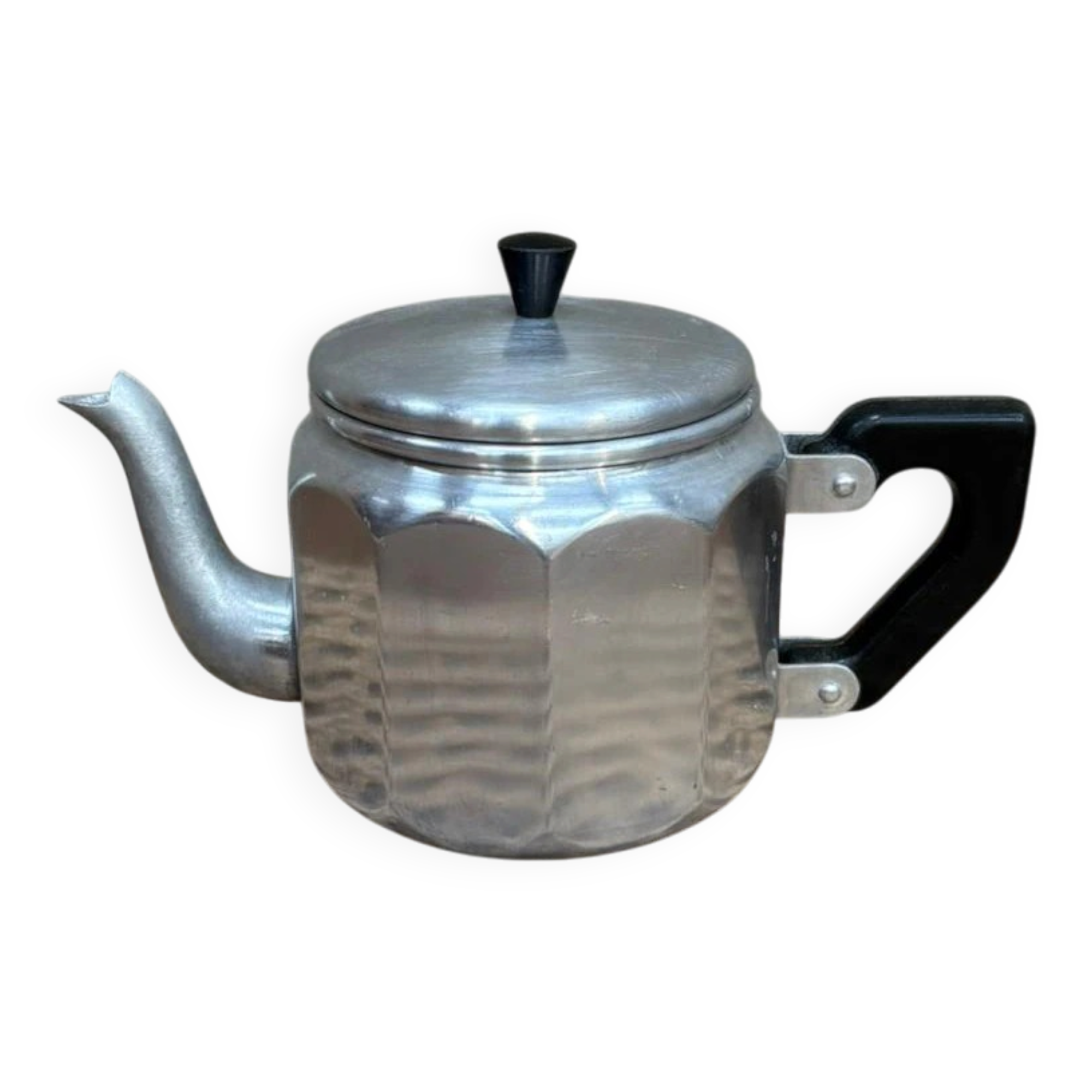 Old aluminium coffee pot