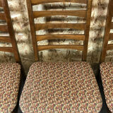 5x 60s 70s chairs dining chair dining chairs Danish design 60s