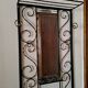 Vintage wrought iron coat rack