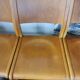 Set of 10 vintage theater chairs compass feet