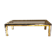 Table basse italienne en chrome et laiton Romeo Rega, 1970s