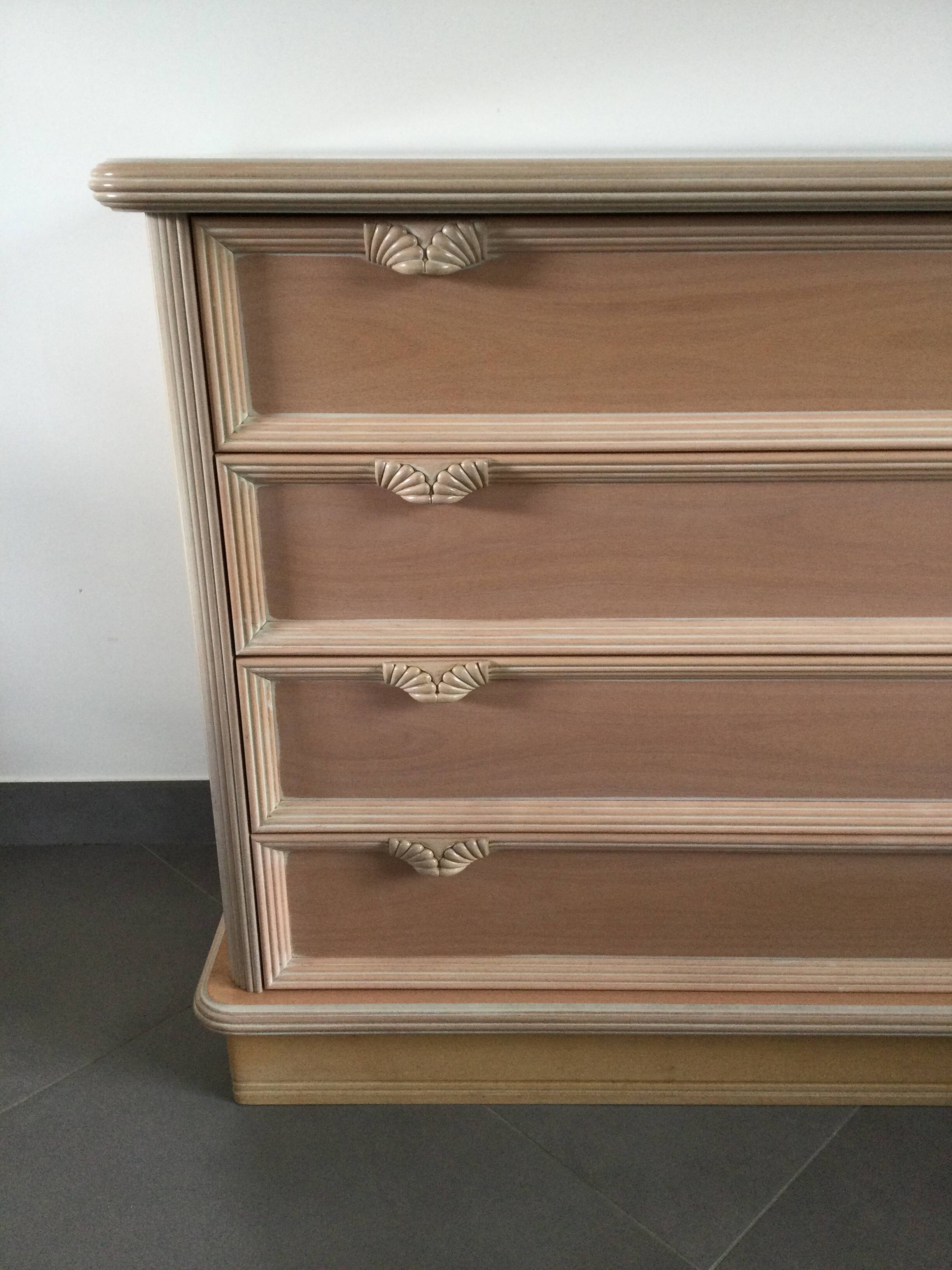 Rose Commode with Four Drawers