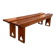 2 solid wood benches - farmhouse benches
