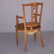 Fauteuil de bureau louis XVI en merisier