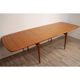 Table de repas extensible scandinave en teck vers 1960