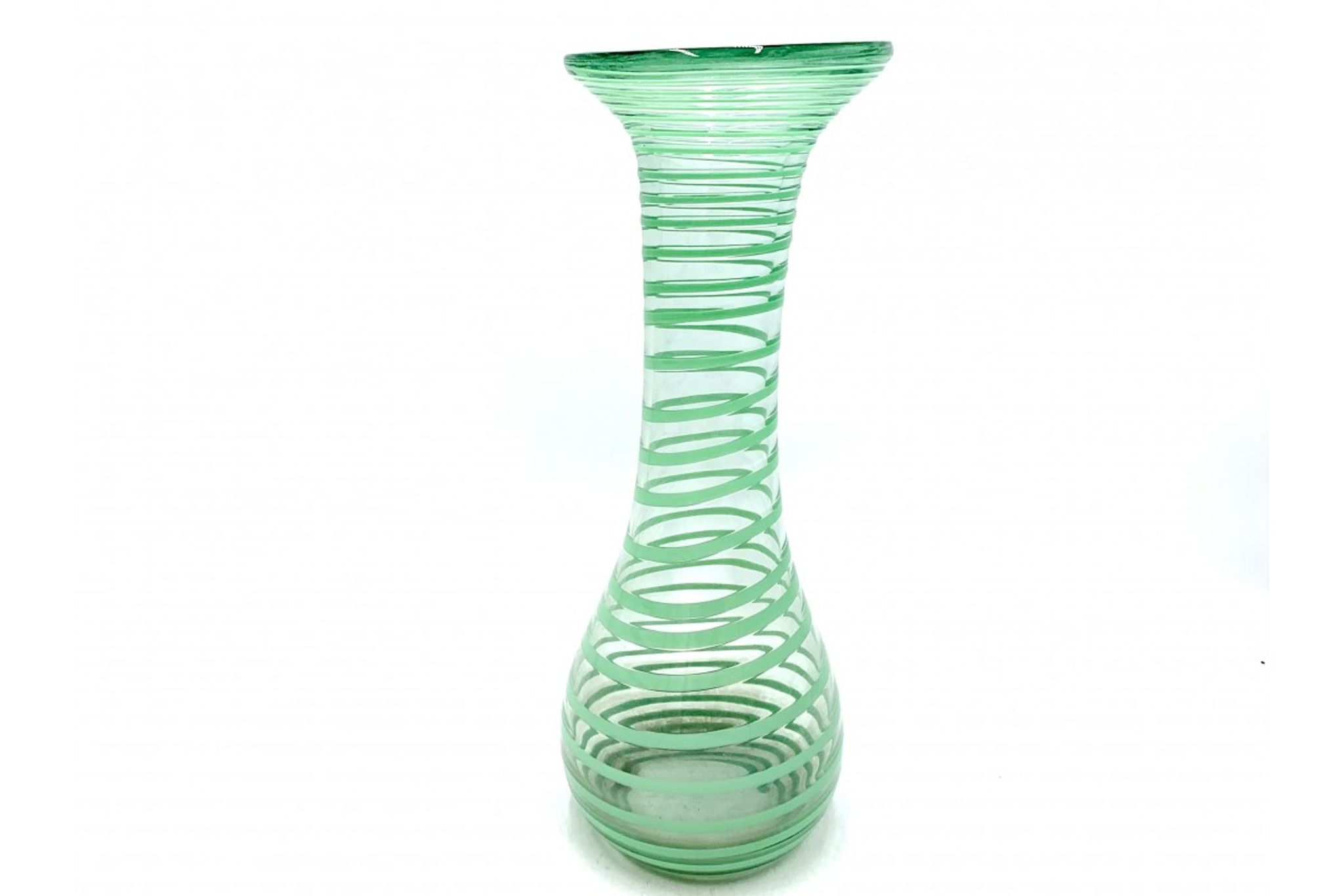 Vintage glass vase, Poland, 1980s