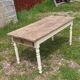 Farmhouse table with drawer