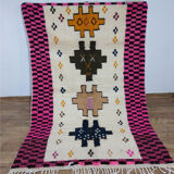 Handmade Moroccan Berber carpet 256x150cm