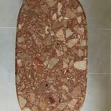 Coffee table with marble top