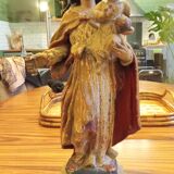 Virgin and Child. Polychrome statue. 17th century.