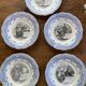 Talking Creil and Montereau set of plates