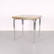 Table design Italian tubular metal base