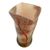 Legras vase, acid-etched decoration, early 20th century.