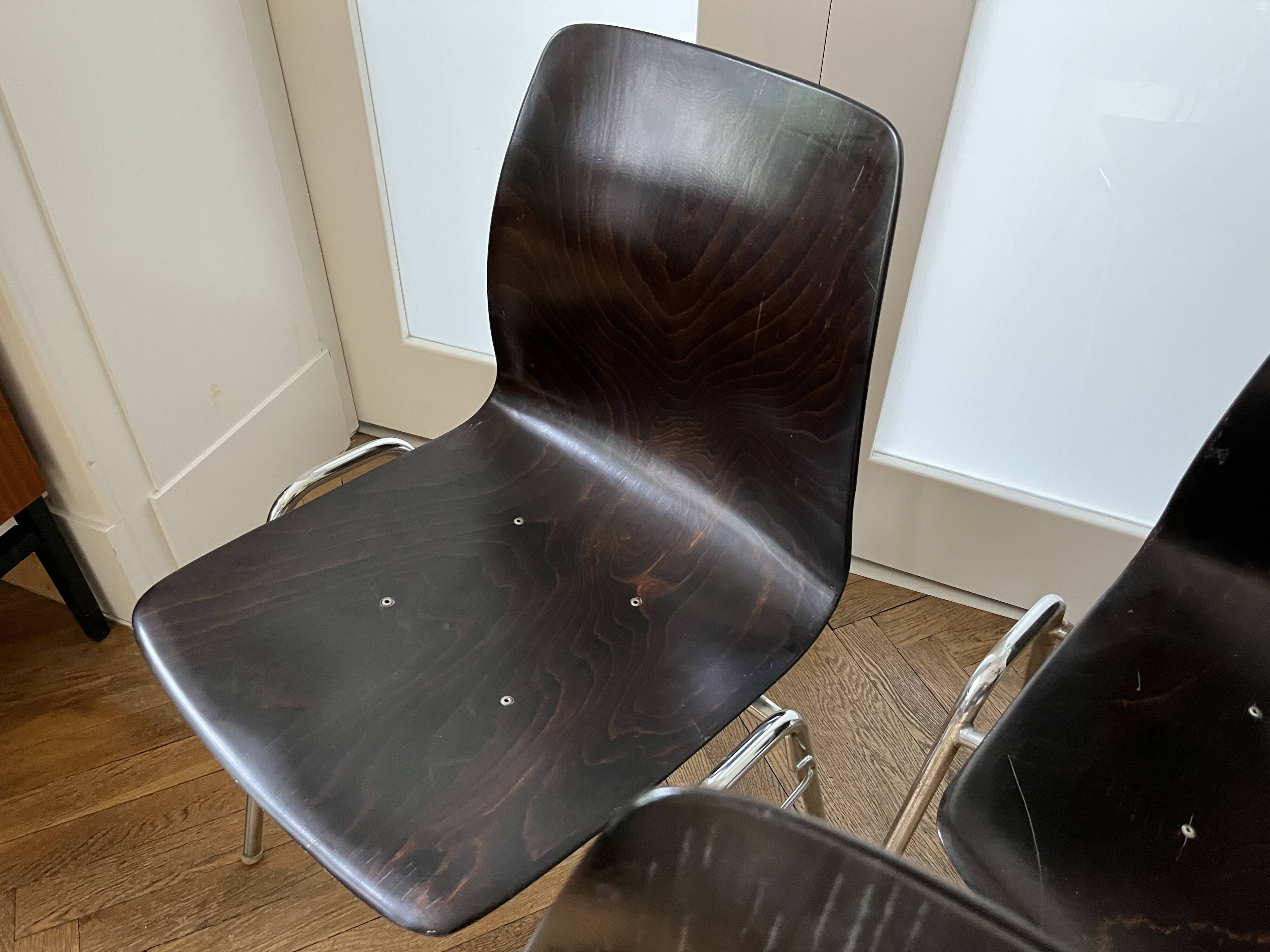 Galvanitas S26 Pagholz chair, 1960s