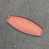Large teak serving tray 1960s Scandinavian signed 76cm Denmark