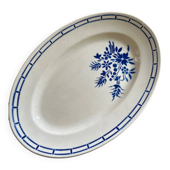 Vintage Badonvilliers porcelain dish