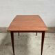 Table scandinave en teck avec rallonge