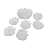 Apple salad and 6 cups