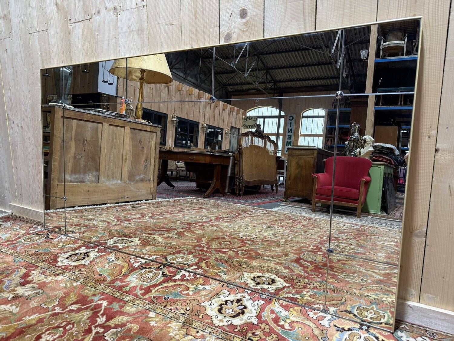 Brewery mirror - glass bistro 1970