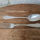 Ravinet d'Enfert silver plated fork and spoon set 84g