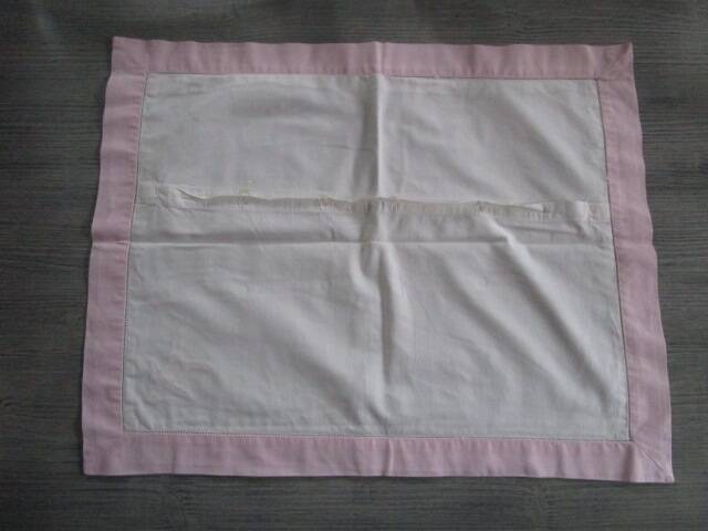 Antique embroidered child's pillowcase