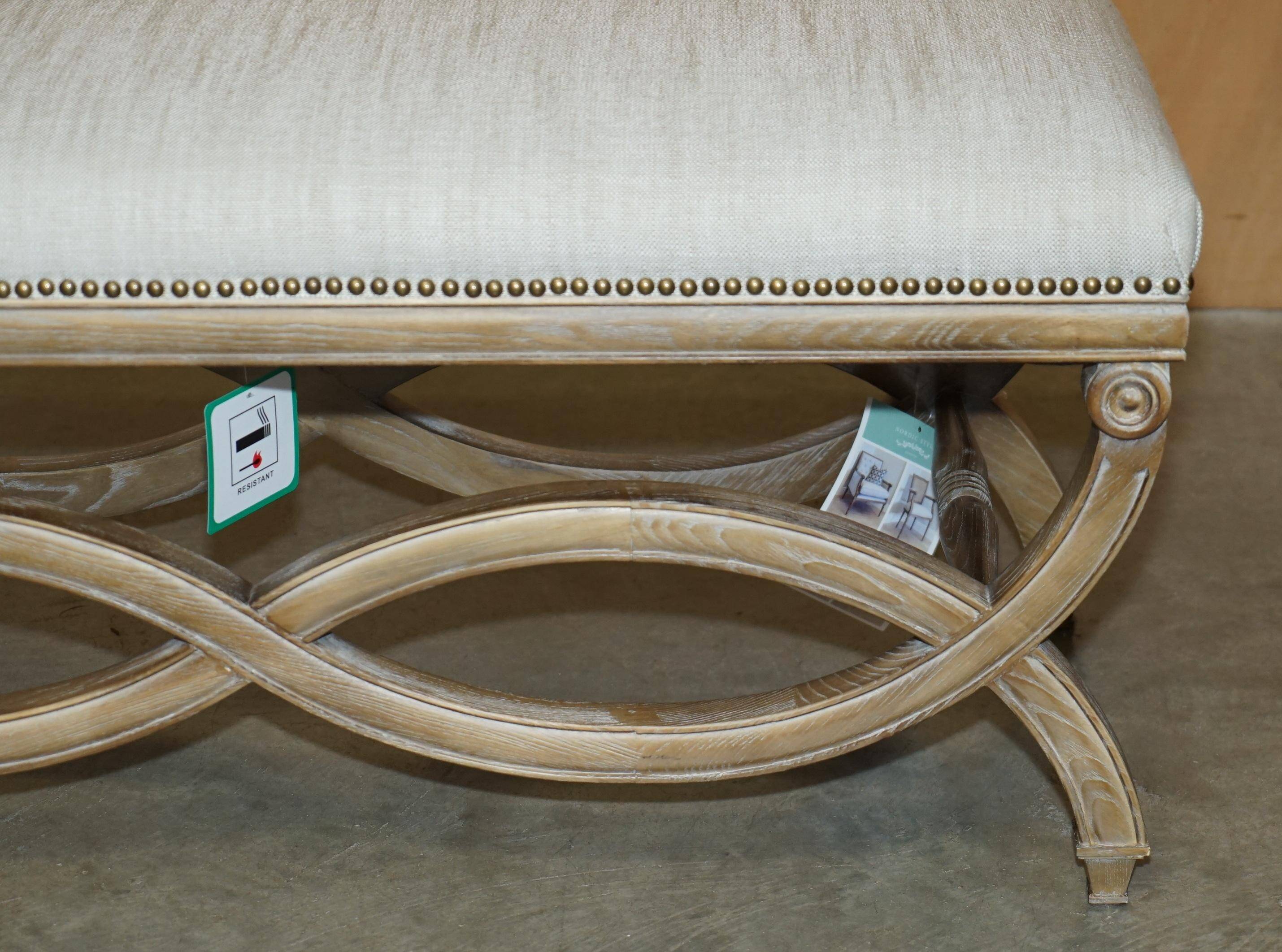 Regency style banquette - Dressing table or double piano stool