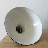 Enamelled tole lampshade