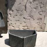 Coffee table in gray green marble