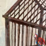 Peinture à la gouache vintage