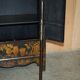 Chinese lacquered wedding cabinet painted circa 1920