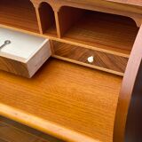 Teak roll top desk by egan Ostergaard for Broderna Gustafssons