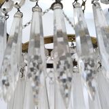 Small icicle tassel chandelier. Not electrified.