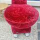 Pair of velvet lounge chairs with a Kashmir pattern from Bretz.